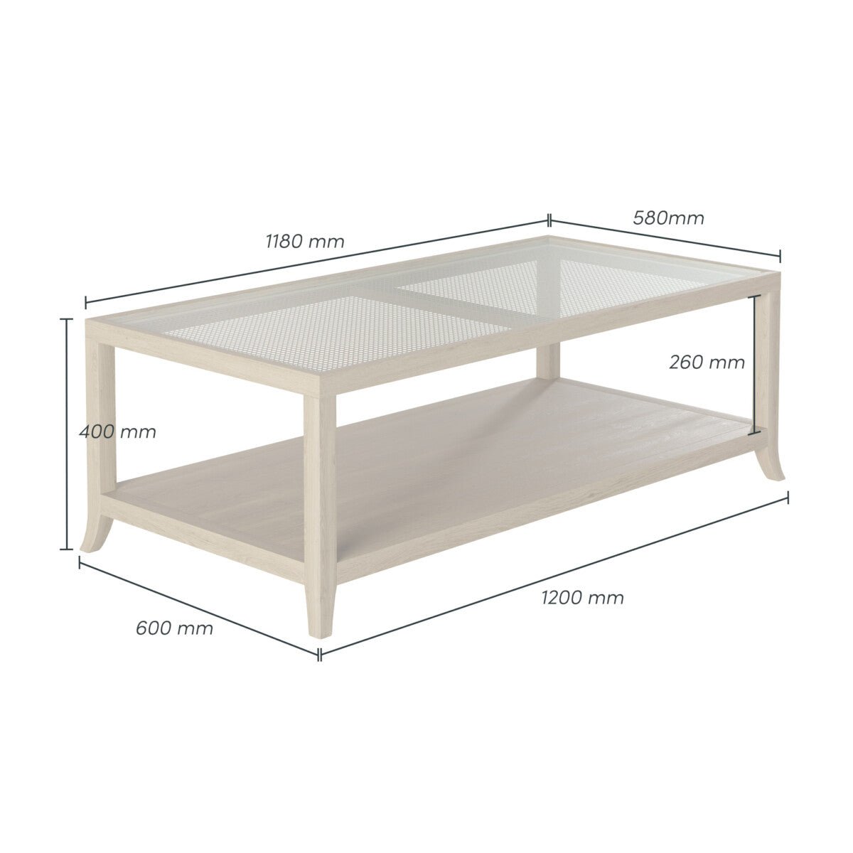 DI Designs Witley Coffee Table in Aged oak Nicholas John Interiors