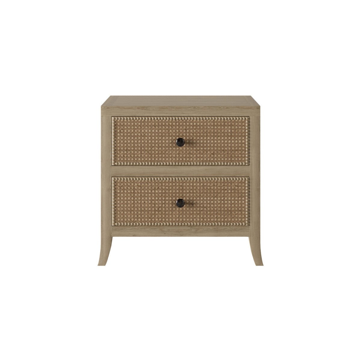 DI Designs Witley Two Drawers Bedside in Aged Oak Bedside Table