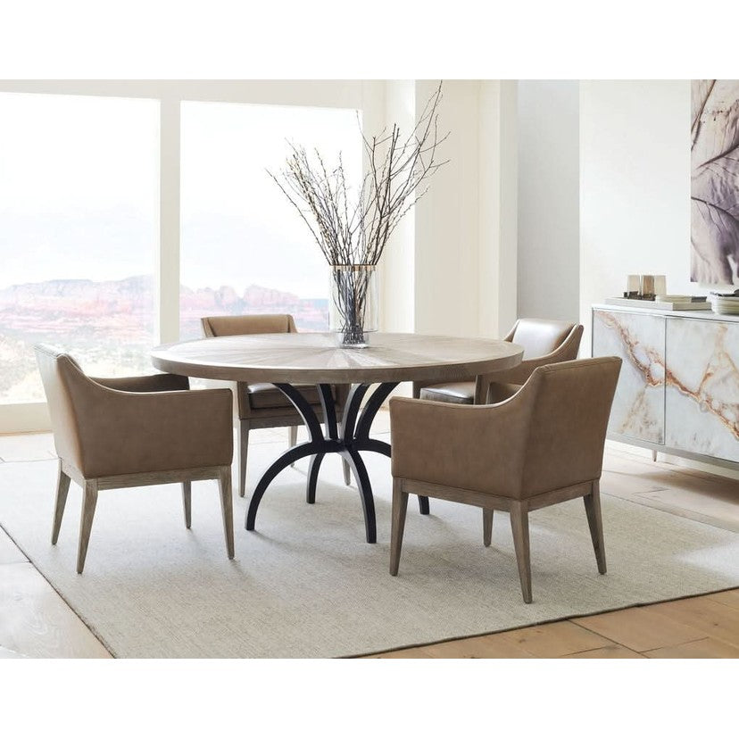 Caracole Free and Easy Dining Arm Chair   Nicholas John Interiors