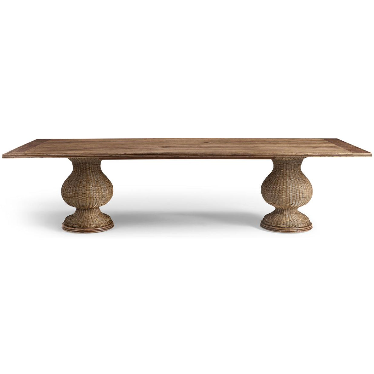 Jonathan Charles Palm Court Rattan Dining Table - Large 305cm