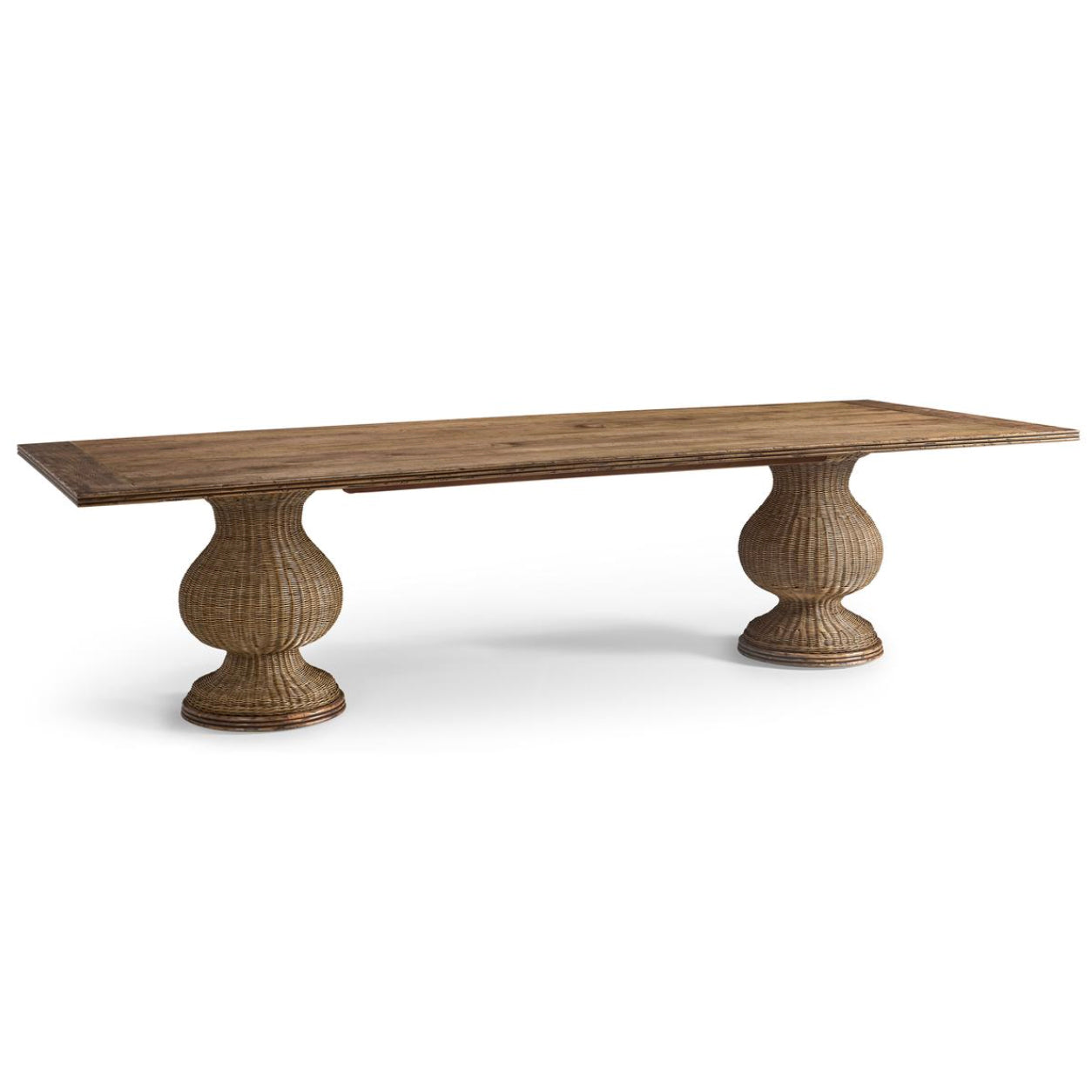 Jonathan Charles Palm Court Rattan Dining Table - Large 305cm