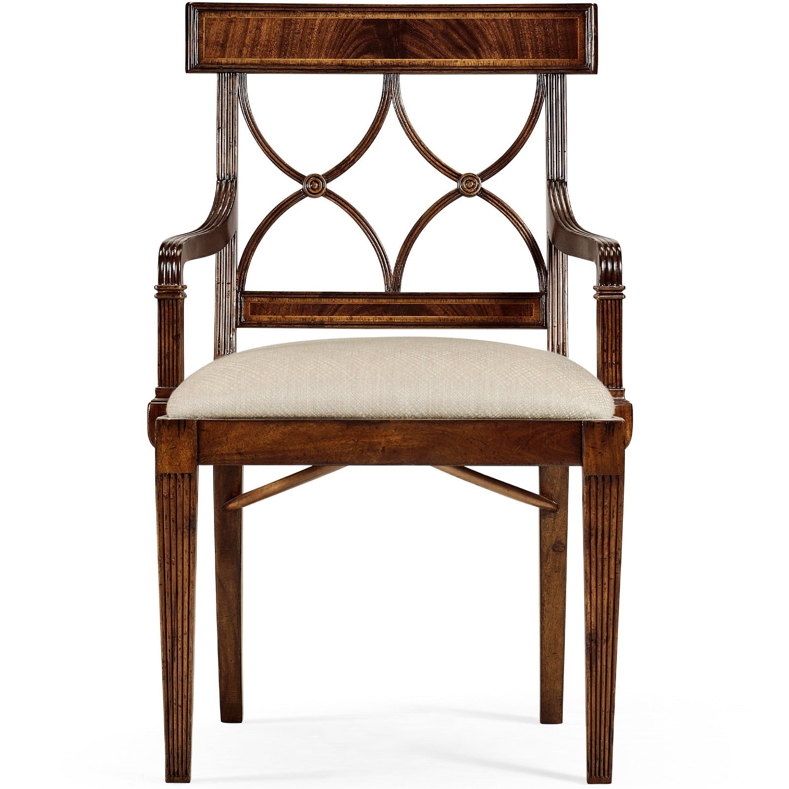 Jonathan Charles Dining Armchair Regency Arched Back - Antwerp