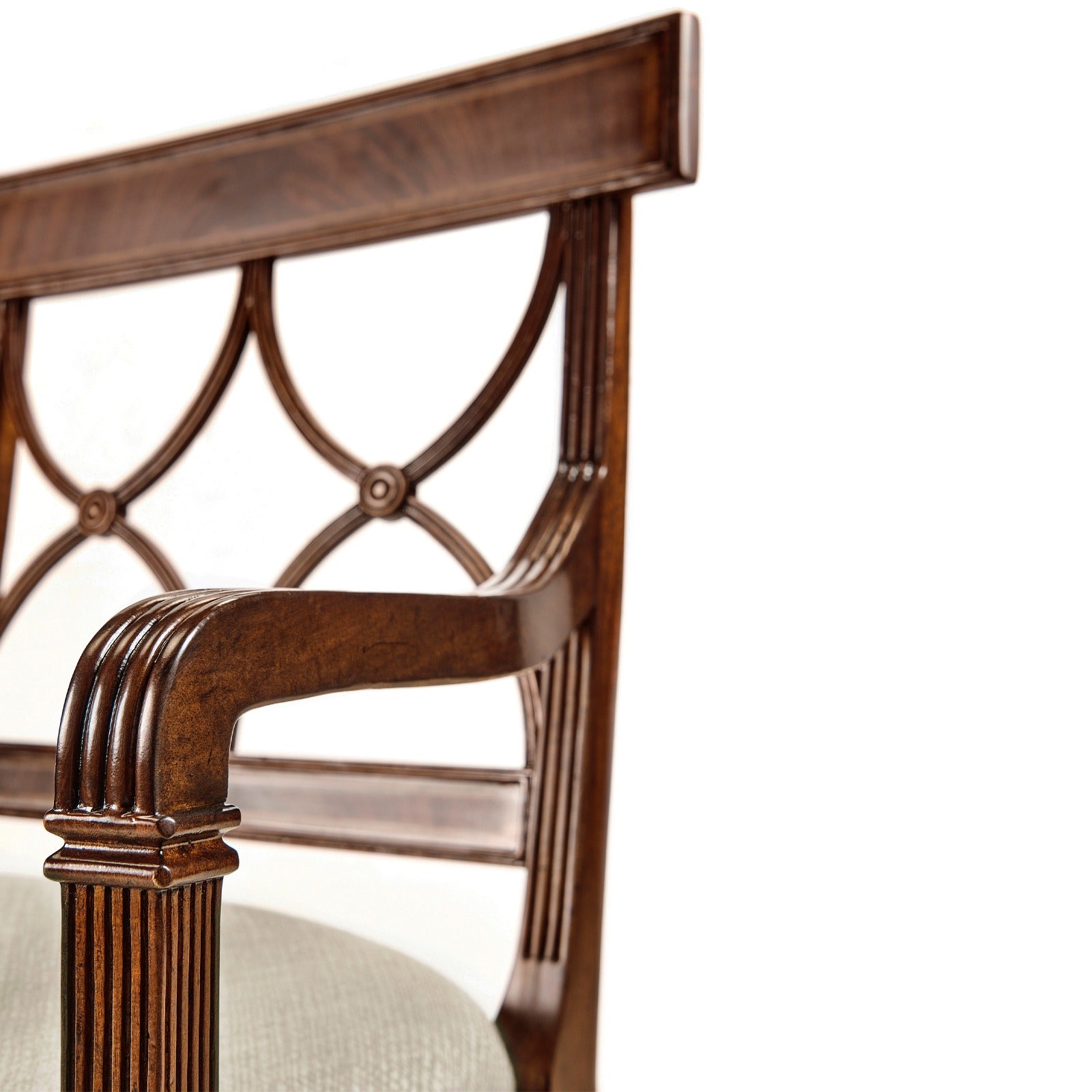 Jonathan Charles Dining Armchair Regency Arched Back - Antwerp
