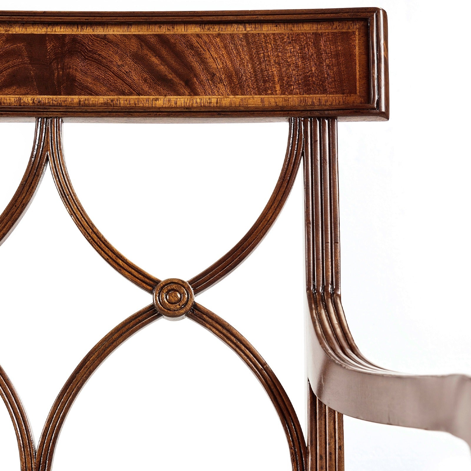 Jonathan Charles Dining Armchair Regency Arched Back - Antwerp