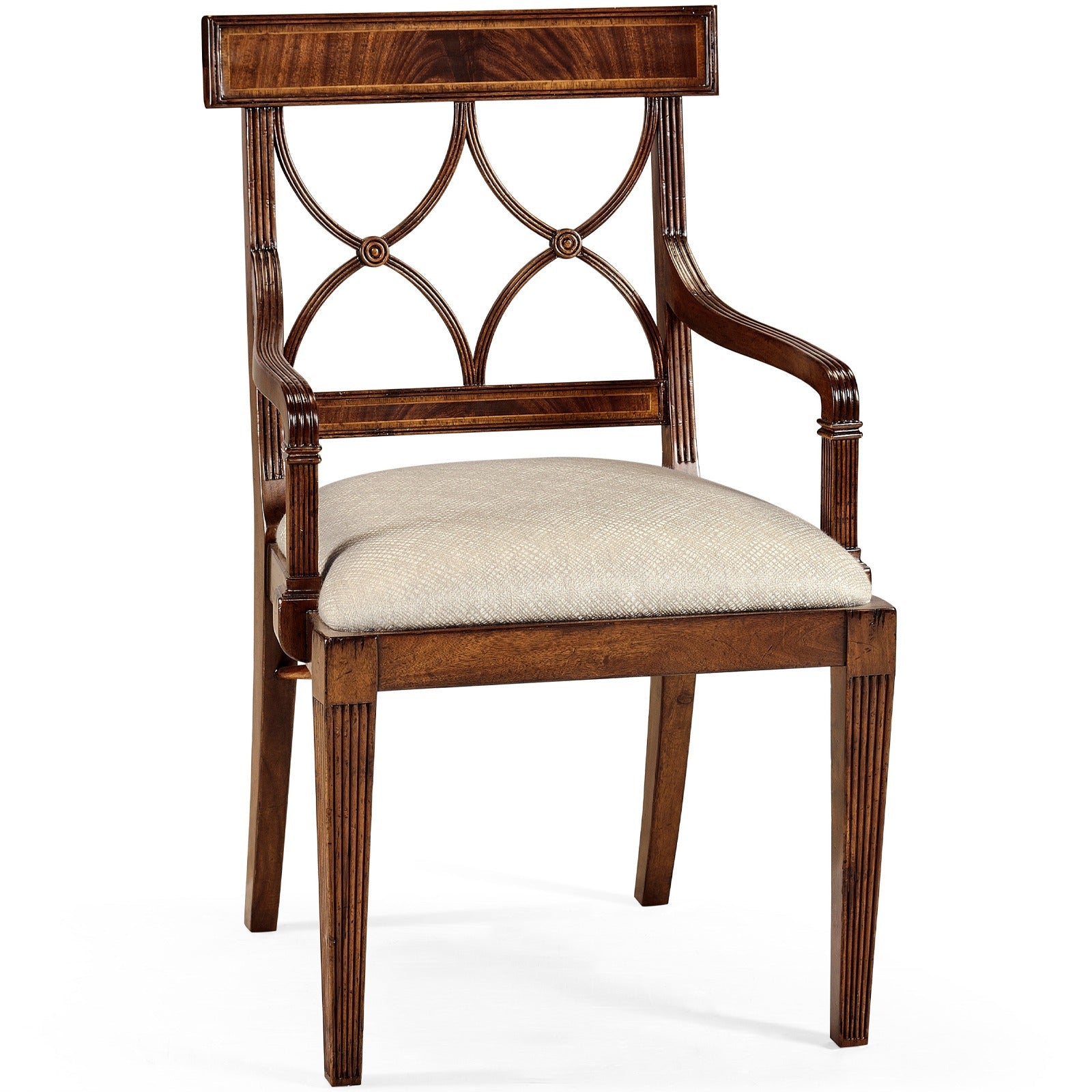 Jonathan Charles Dining Armchair Regency Arched Back - Antwerp