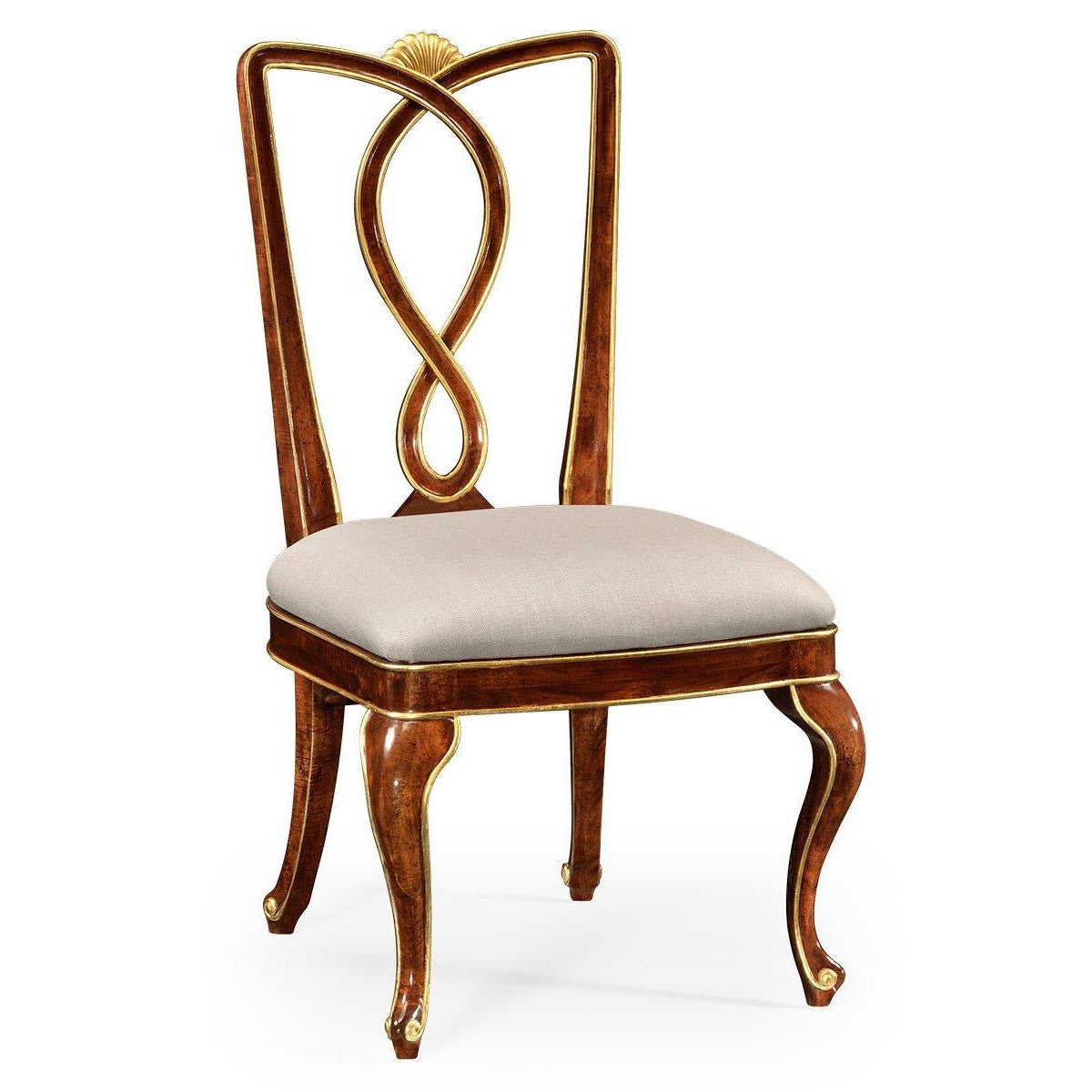 Jonathan Charles Dining Chair Biedermeier in Mahogany - Shambala