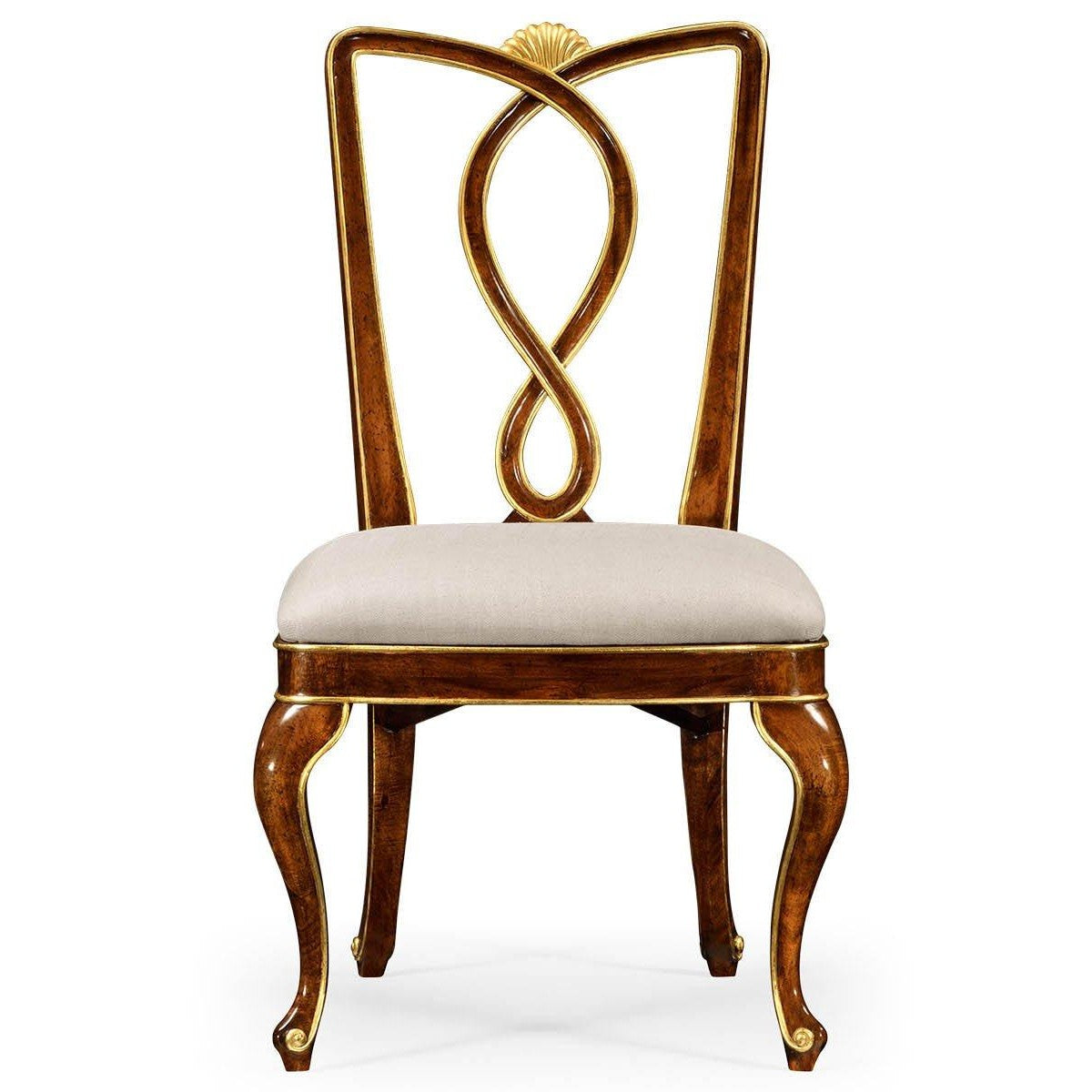 Jonathan Charles Dining Chair Biedermeier in Mahogany - Shambala