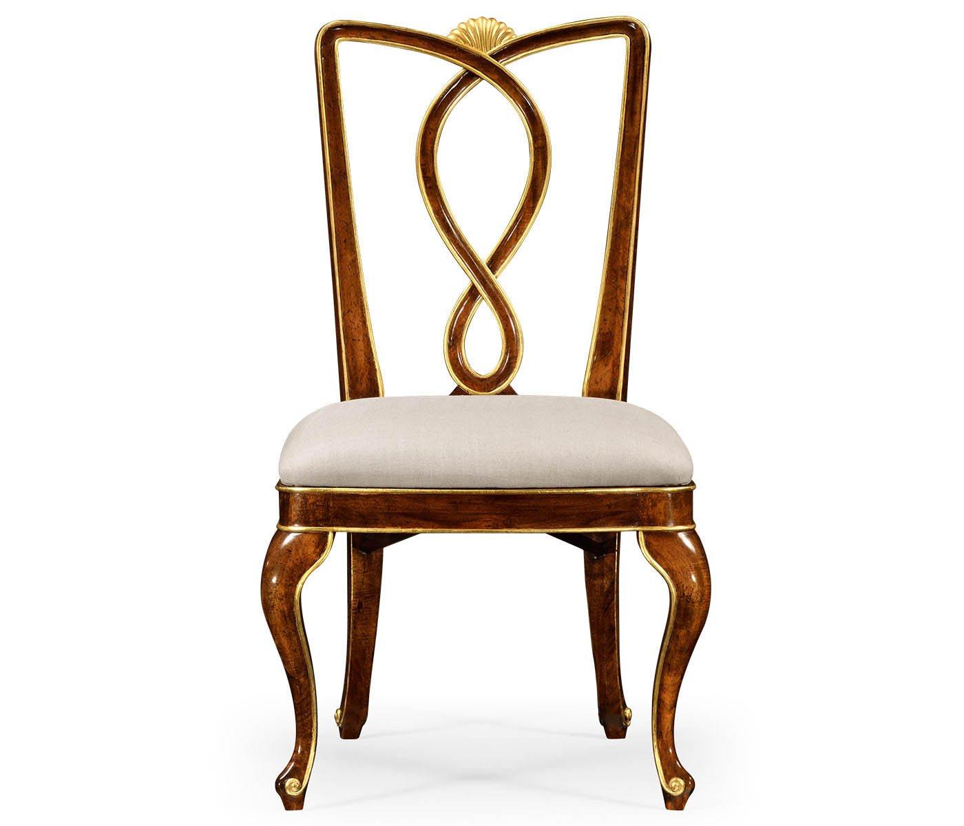 Jonathan Charles Dining Chair Biedermeier in Mahogany - Shambala