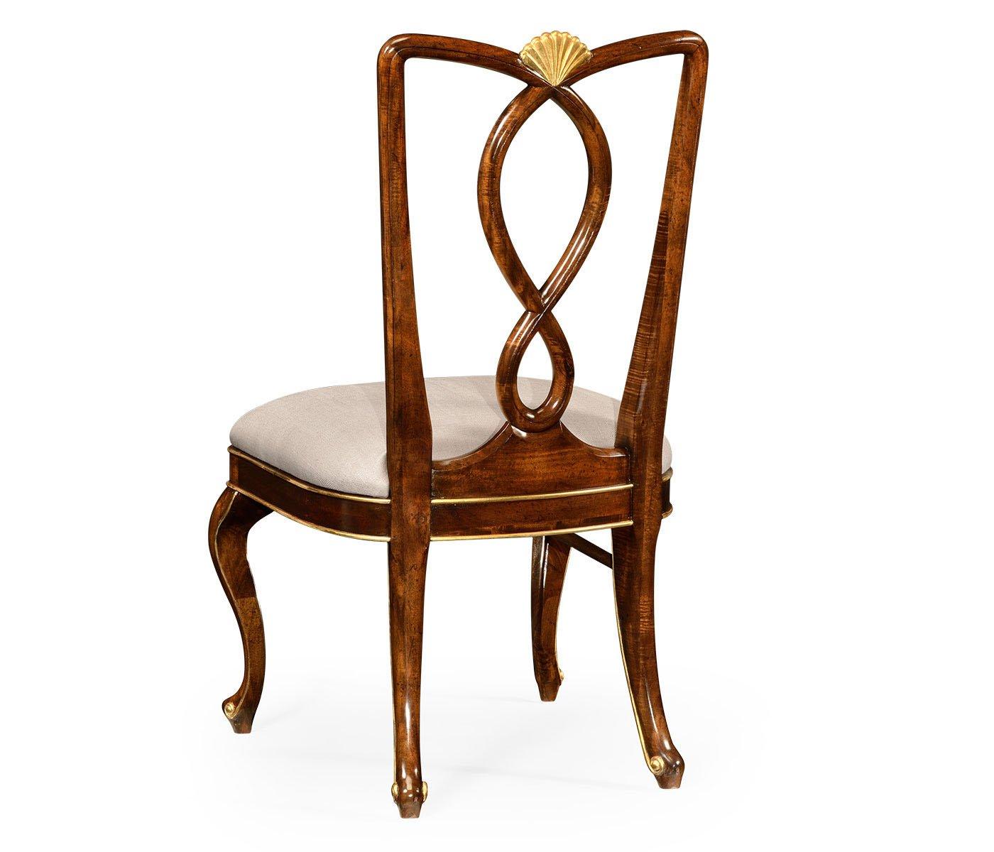 Jonathan Charles Dining Chair Biedermeier in Mahogany - Shambala