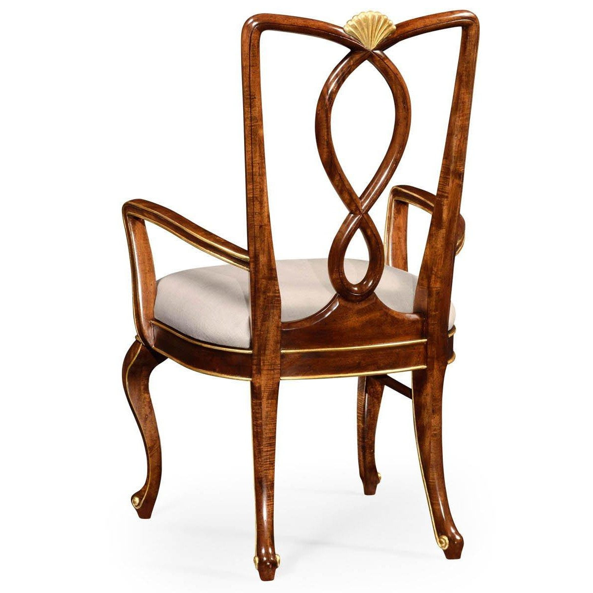 Jonathan Charles Dining Chair with Arm Biedermeier in Mahogany - Shambala