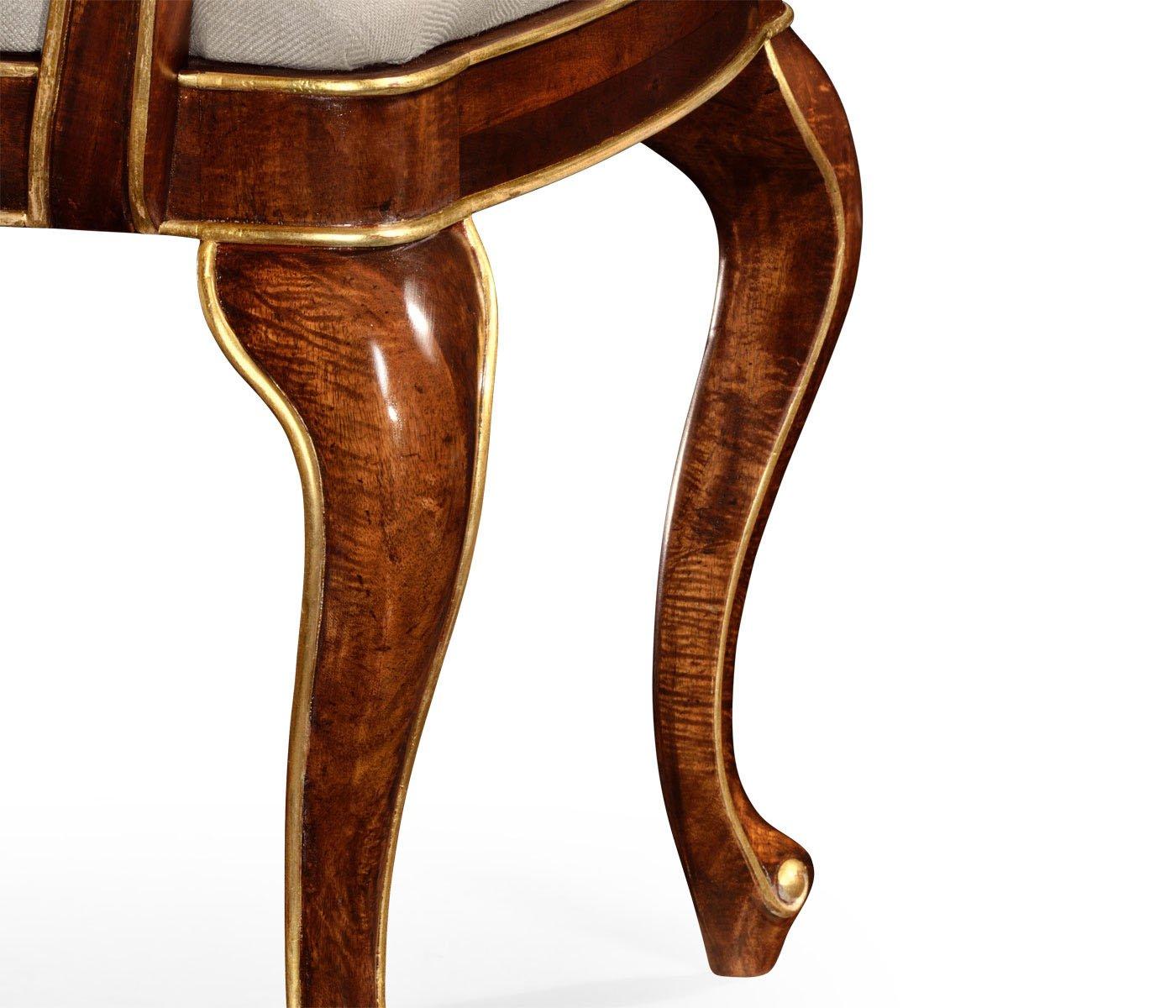 Jonathan Charles Dining Chair with Arm Biedermeier in Mahogany - Shambala