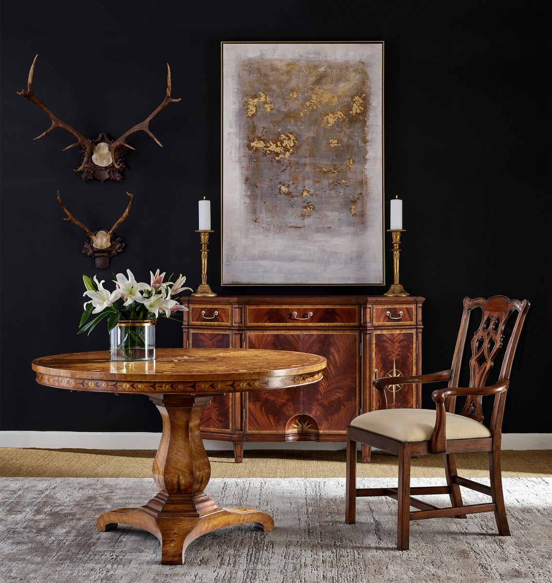 Jonathan Charles Flip Top Centre Table Sheraton