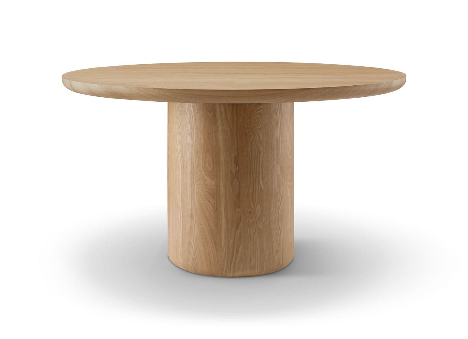 Berwick Round Dining Table 135 - Ash Oak   Nicholas John Interiors