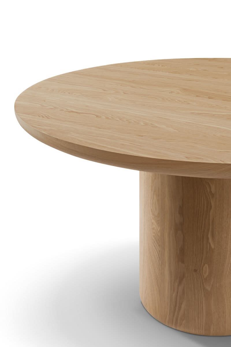 Berwick Round Dining Table 135 - Ash Oak   Nicholas John Interiors