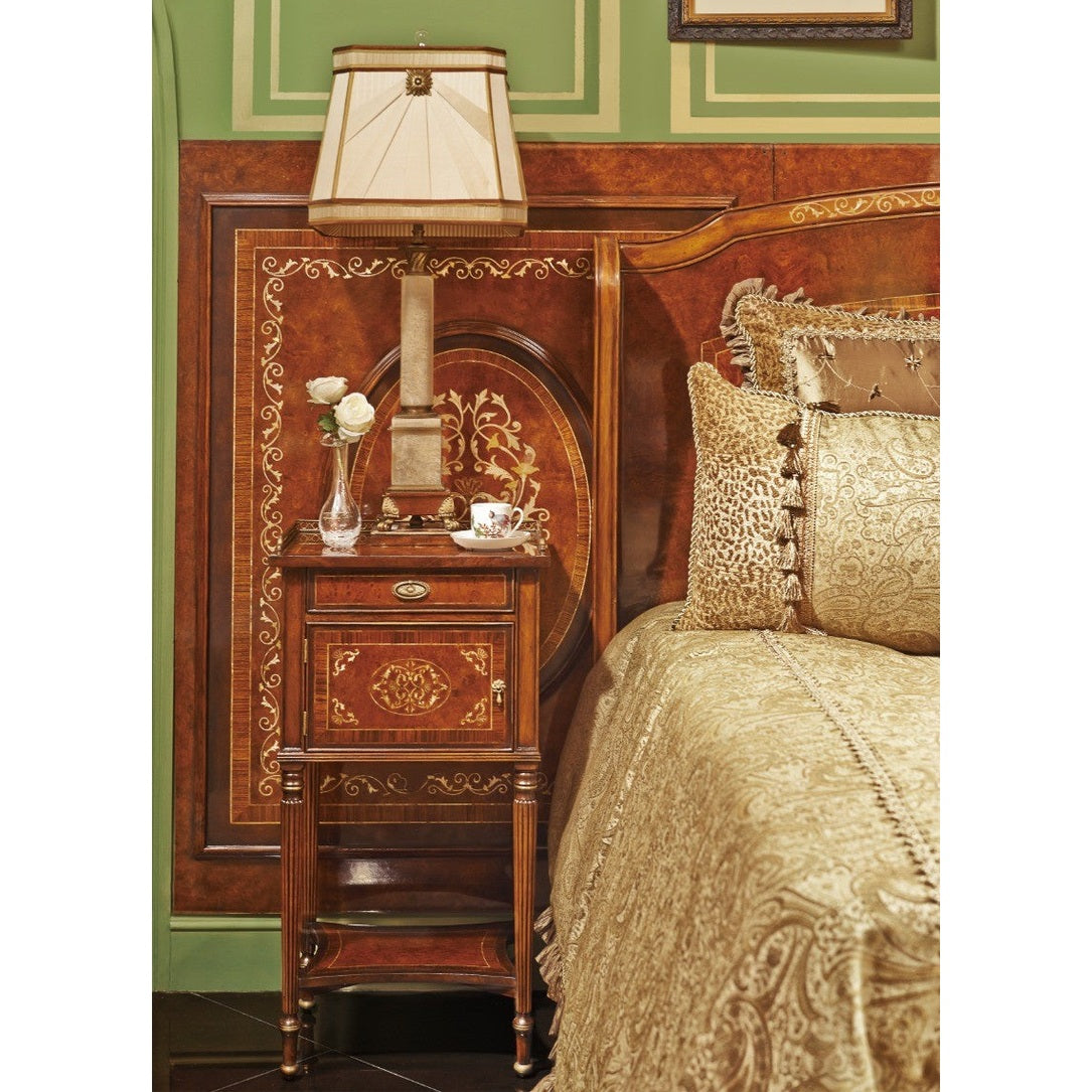 Jonathan Charles Mother of Pearl Bedside Table - Set of 2