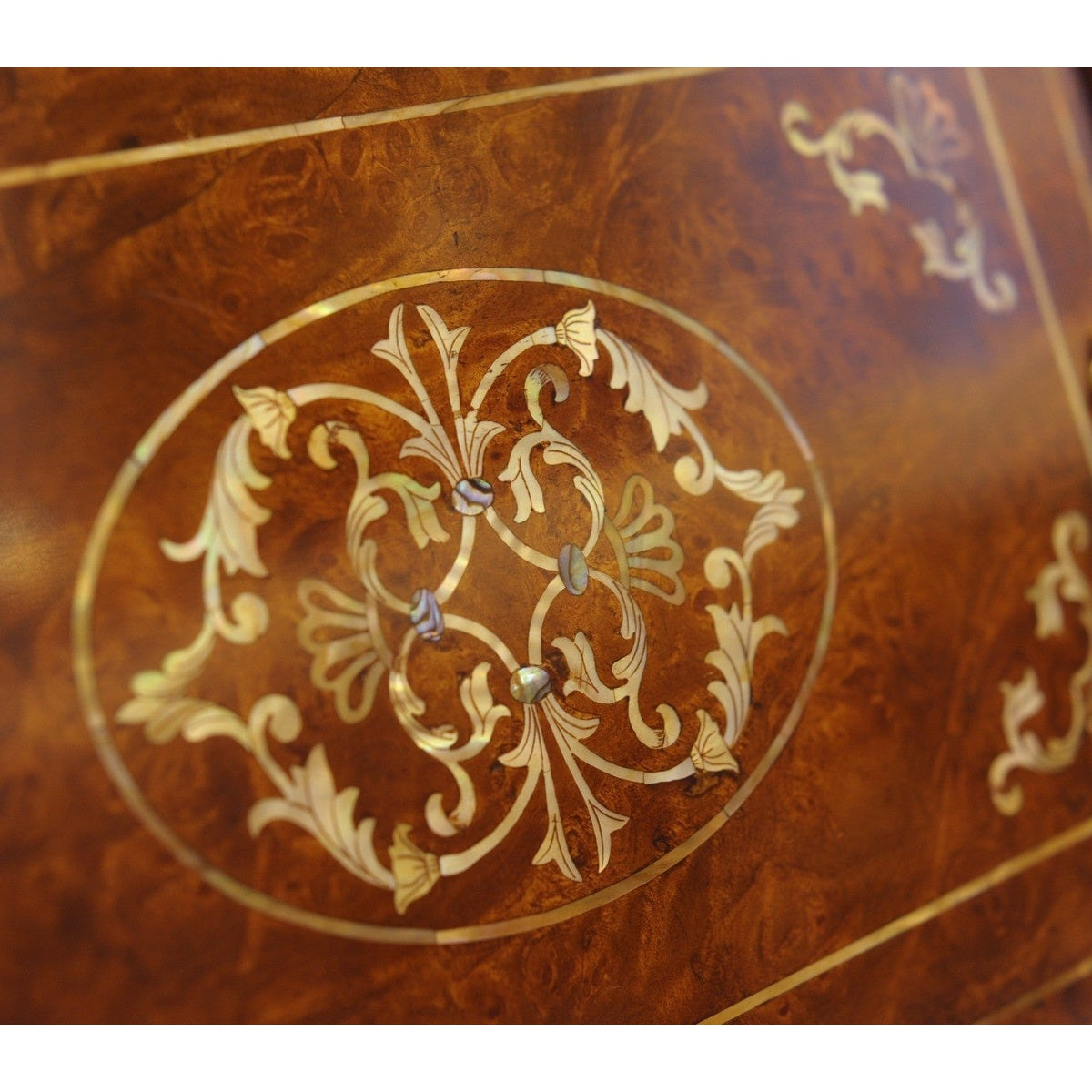 Jonathan Charles Mother of Pearl Bedside Table - Set of 2