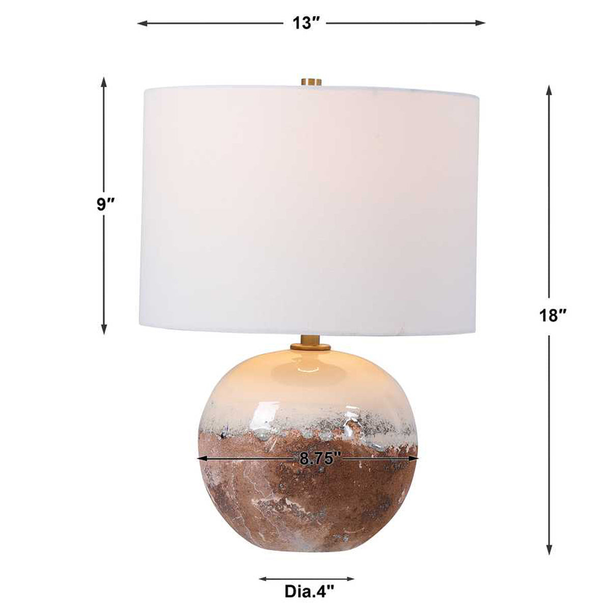 Uttermost Durango Terracotta Accent Lamp