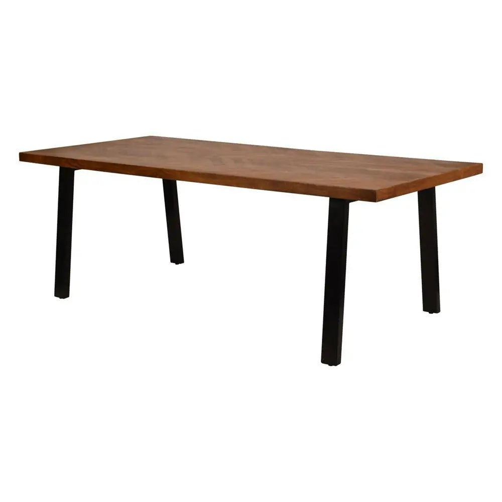 Durham Herringbone Wooden Dining Table 220cm Dining table
