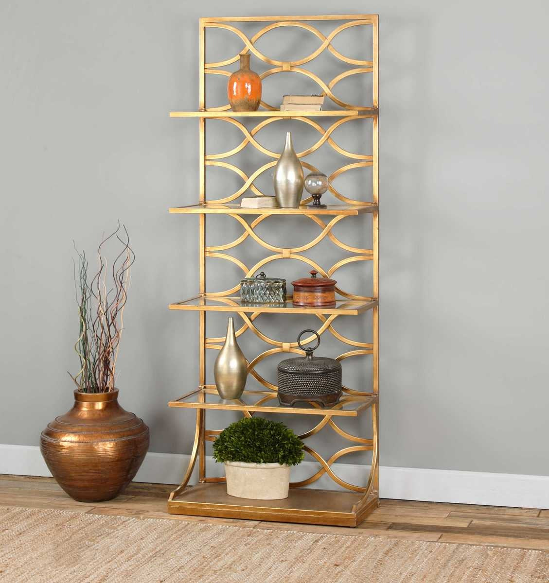 Uttermost Lashaya Gold Etagere