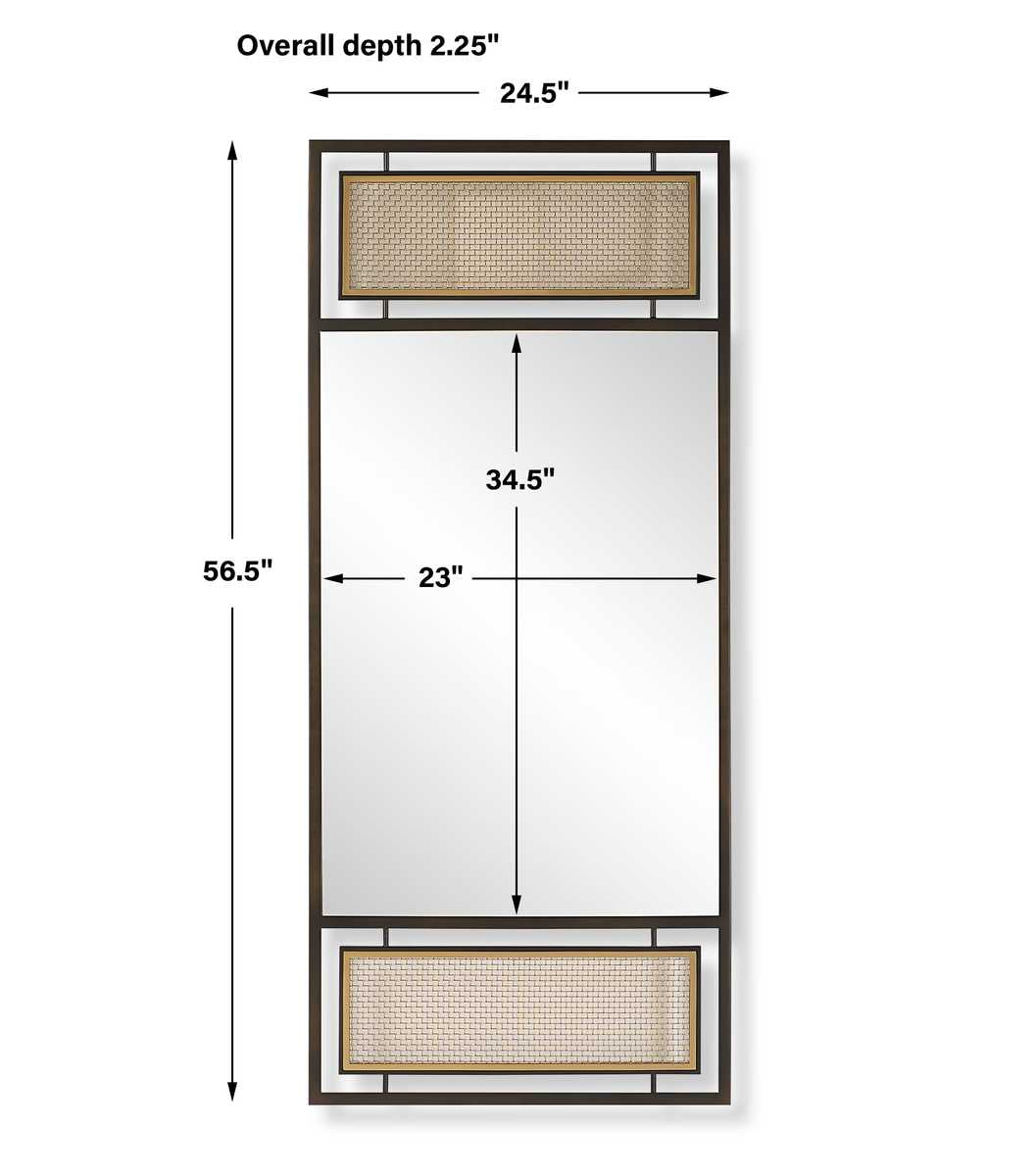 Uttermost It's a Mesh Mirror