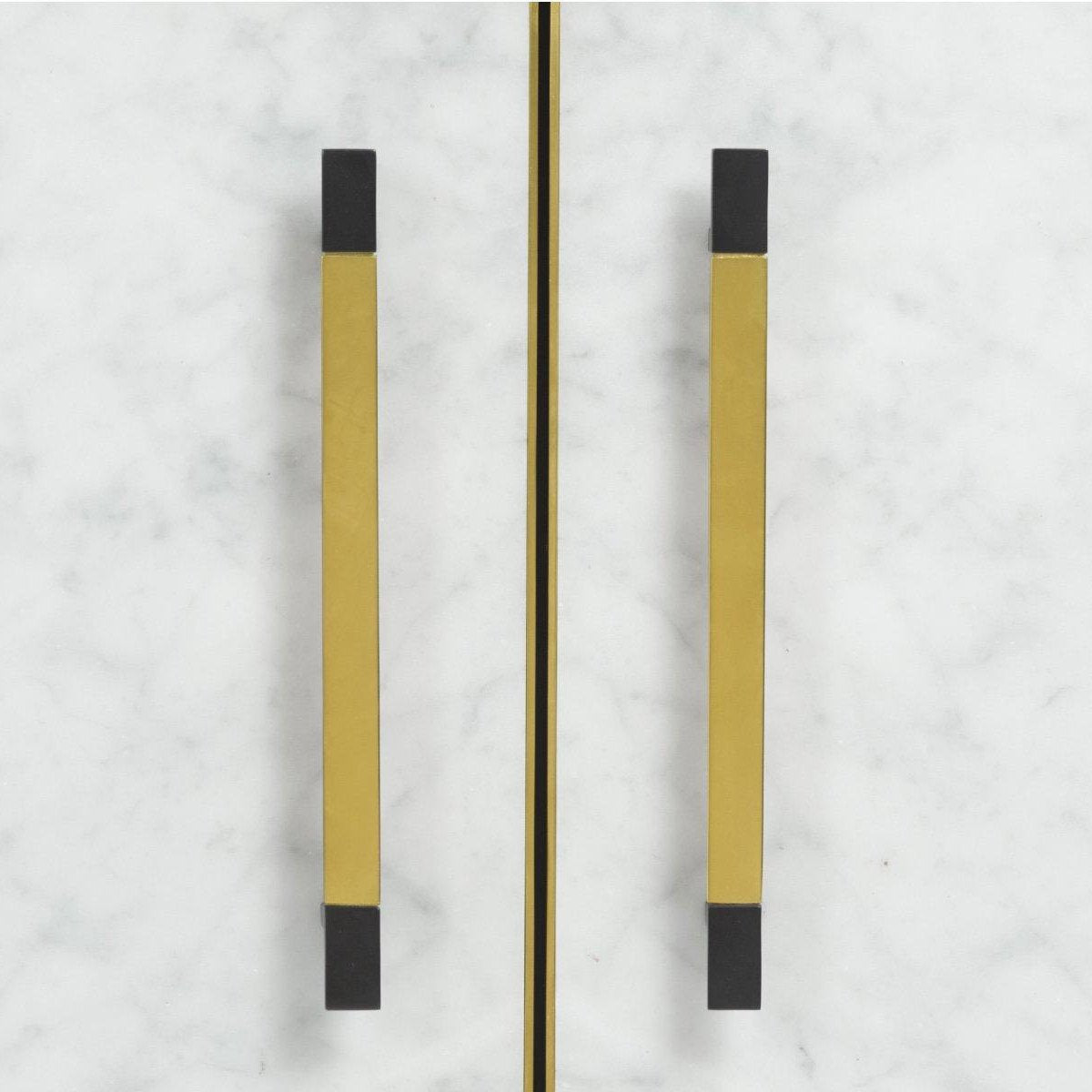 Jonathan Charles Sideboard in Marble & Ebonised Oak