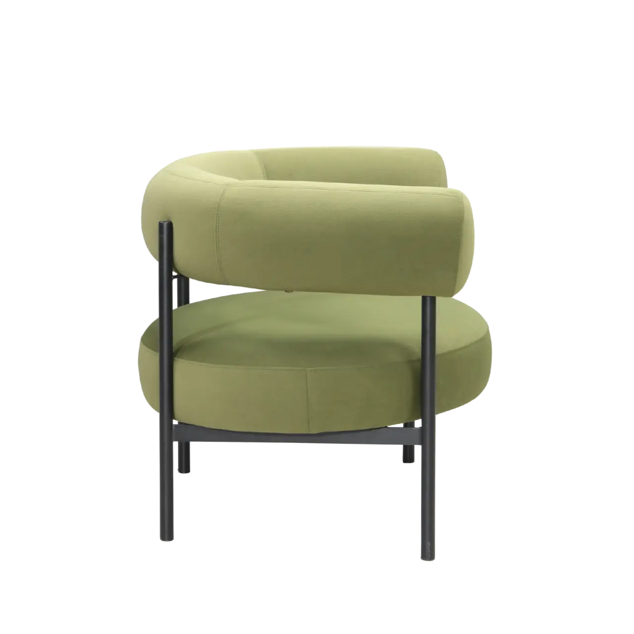 Twenty10 Design Eclipse Occasional Chair in Olive Green  Nicholas John Interiors