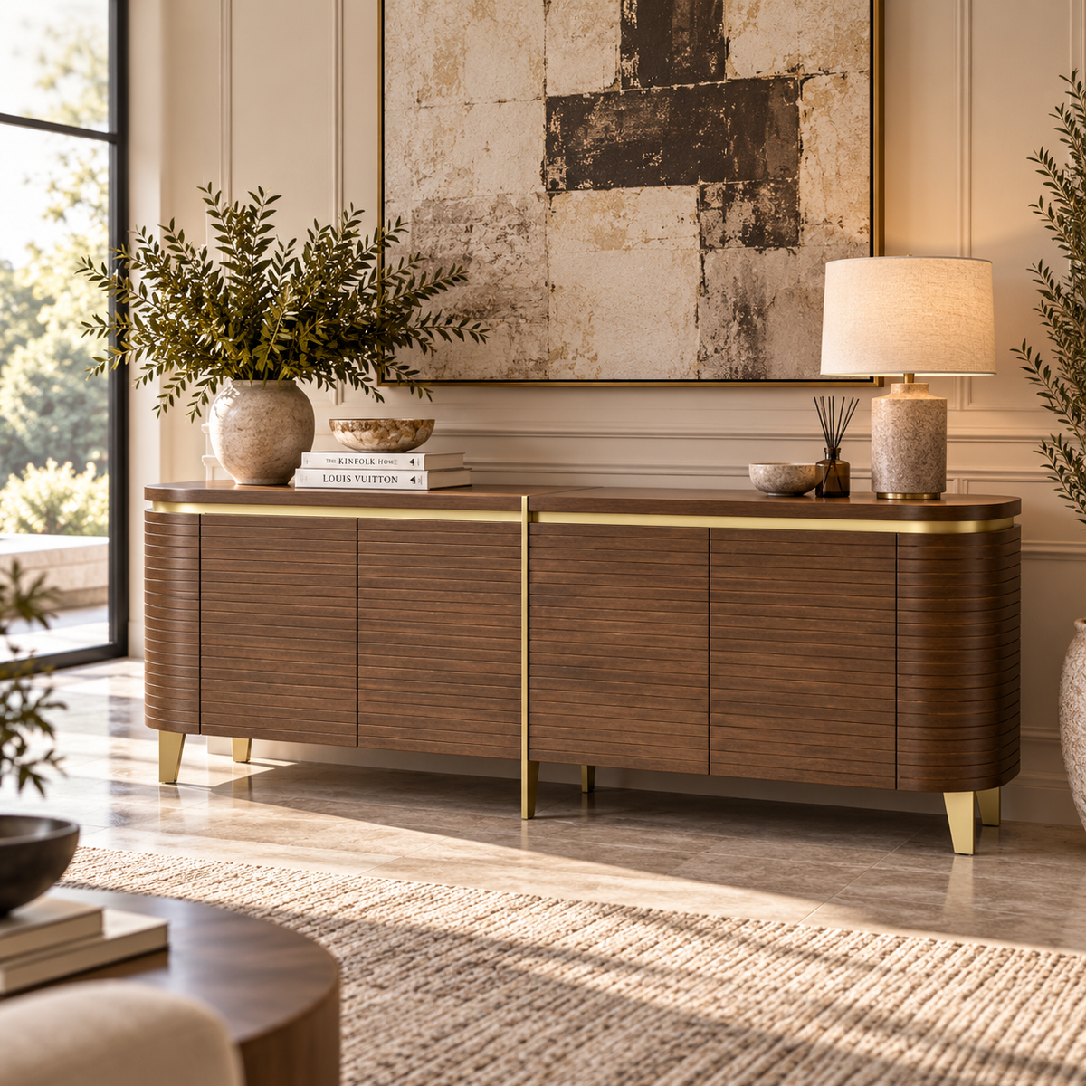 Berkeley Designs Malibu 4-Door Sideboard