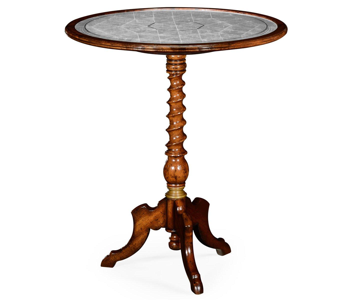 Jonathan Charles Wine Table Monarch with Eglomise Top