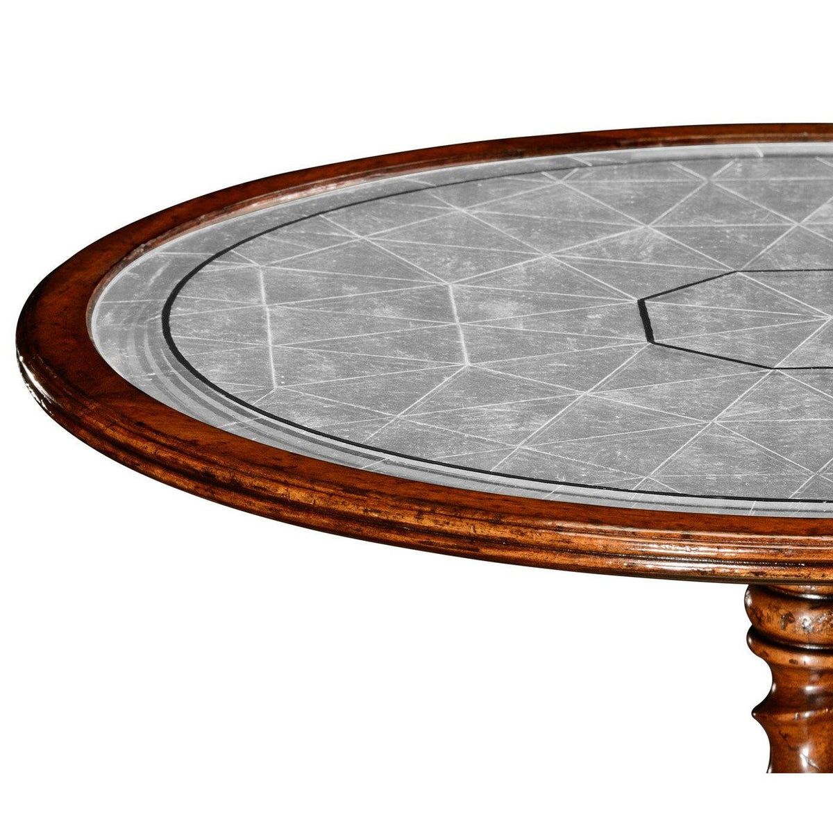 Jonathan Charles Wine Table Monarch with Eglomise Top
