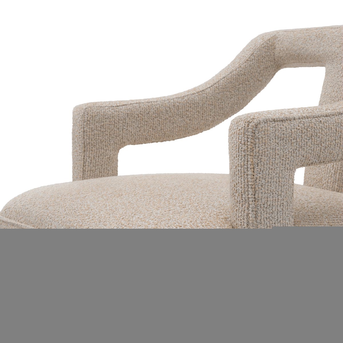 Eichholtz Roumier Counter Stool in Palmer Beige - CLEARANCE - BRAND NEW BOXED   Nicholas John Interiors