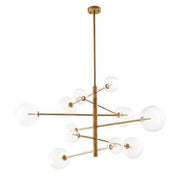 Eichholtz Argento Chandelier in Antique Brass Finish - CLEARANCE - BRAND NEW BOXED   Nicholas John Interiors