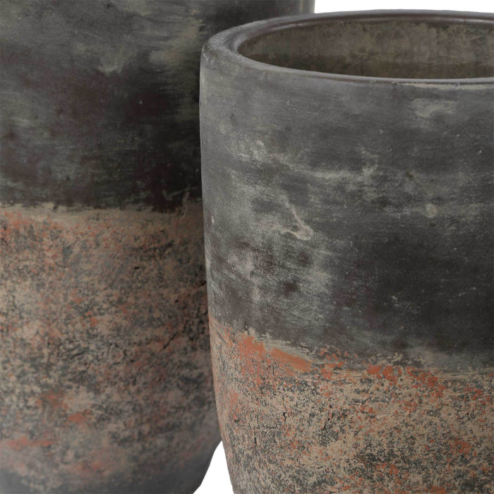 Uttermost Emberwash Planters - Set of 2