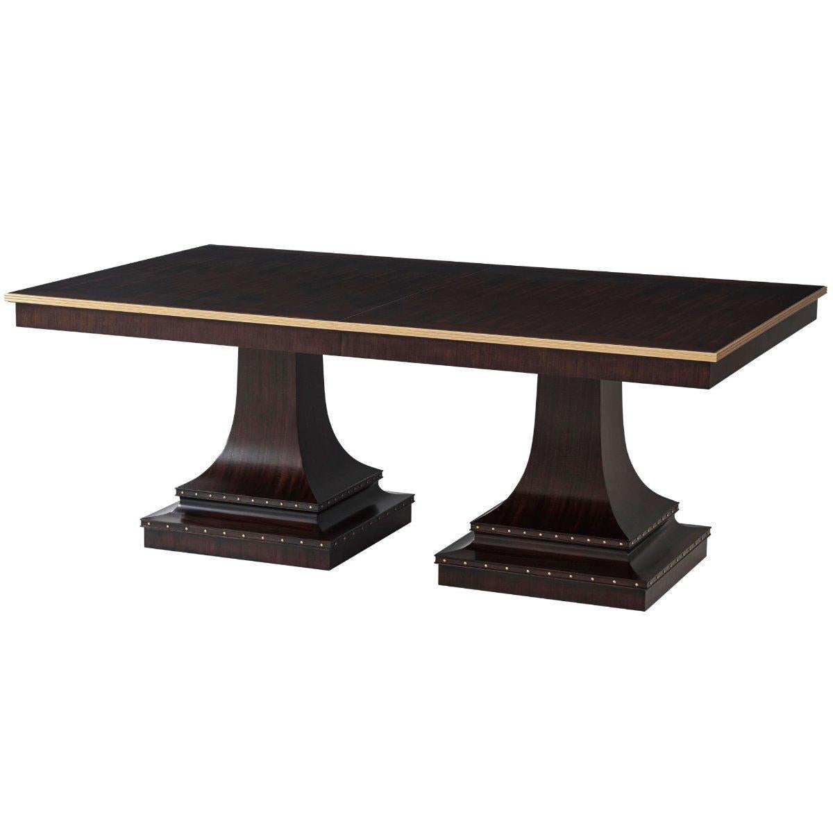 Theodore Alexander Extendable Dining Table Siena Cambridge Finish 199 - 245cm