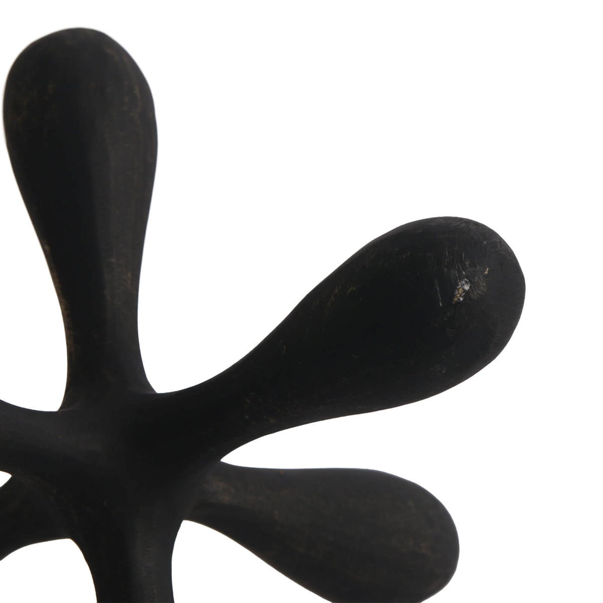 Keiichi Organic Geometry Sculpture in Black Bronze