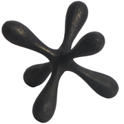 Keiichi Organic Geometry Sculpture in Black Bronze