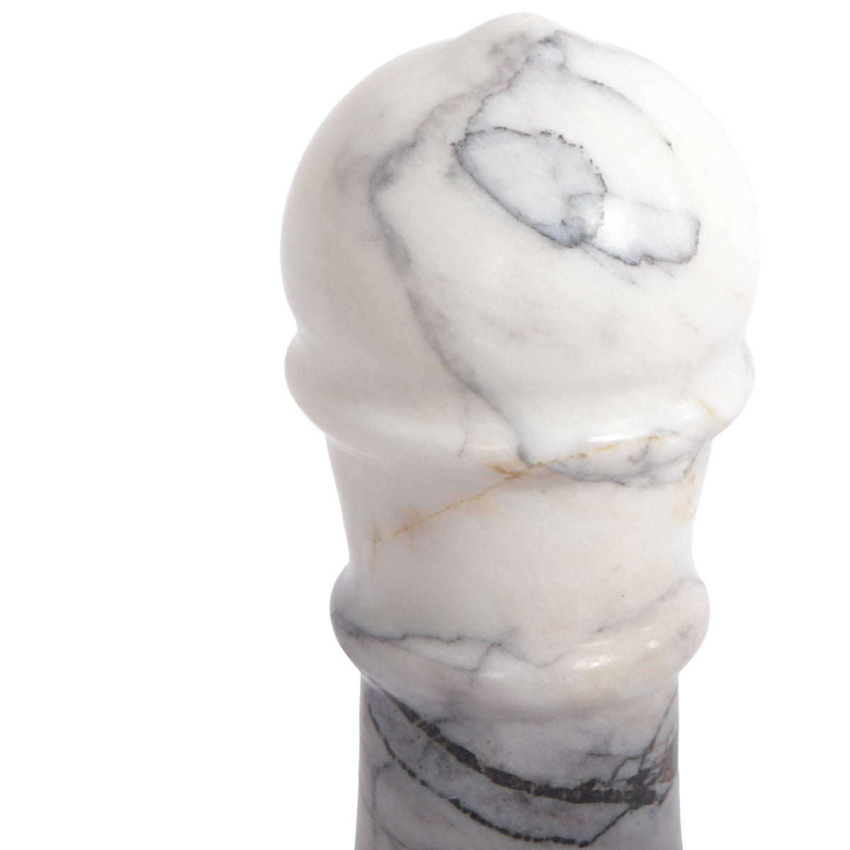 Keiichi Chess King Ornament in Marble