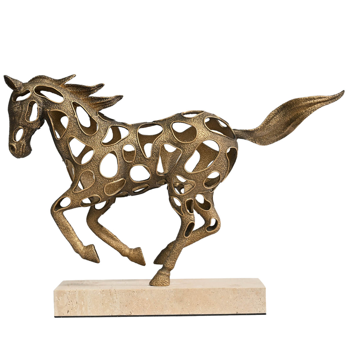 Keiichi Running Hollow Horse Sculpture