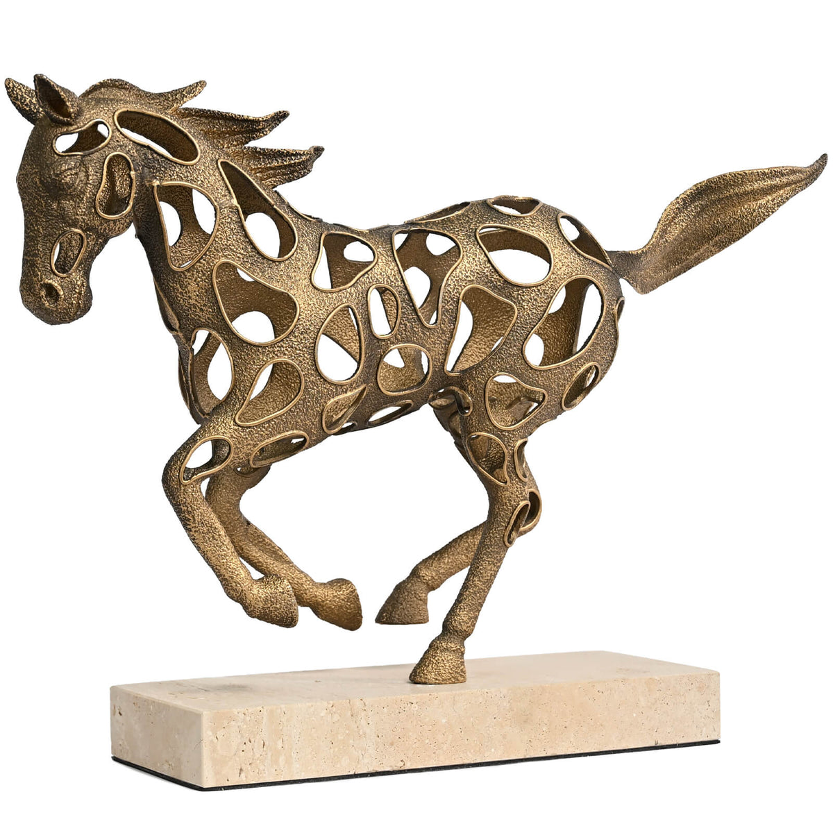 Keiichi Running Hollow Horse Sculpture