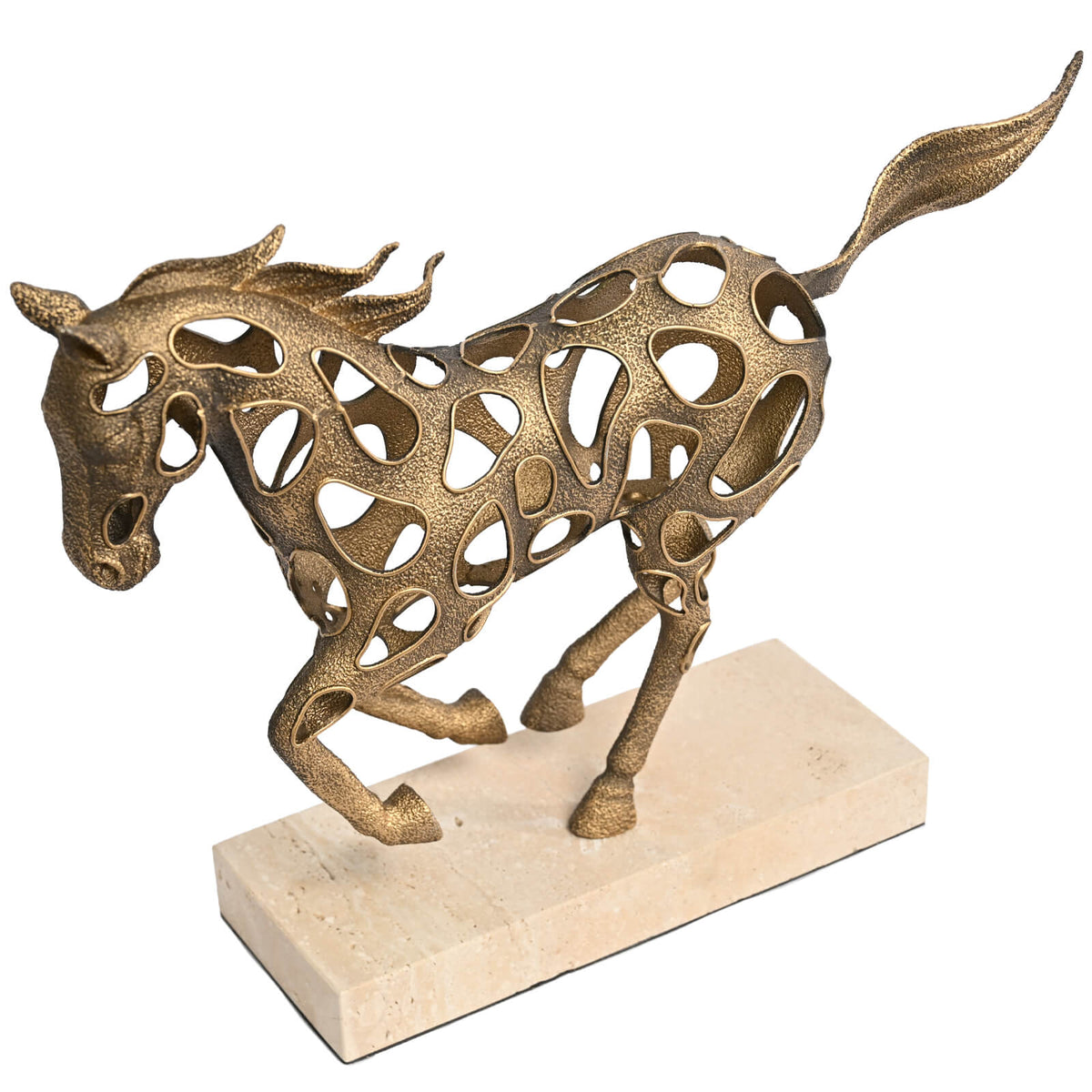 Keiichi Running Hollow Horse Sculpture