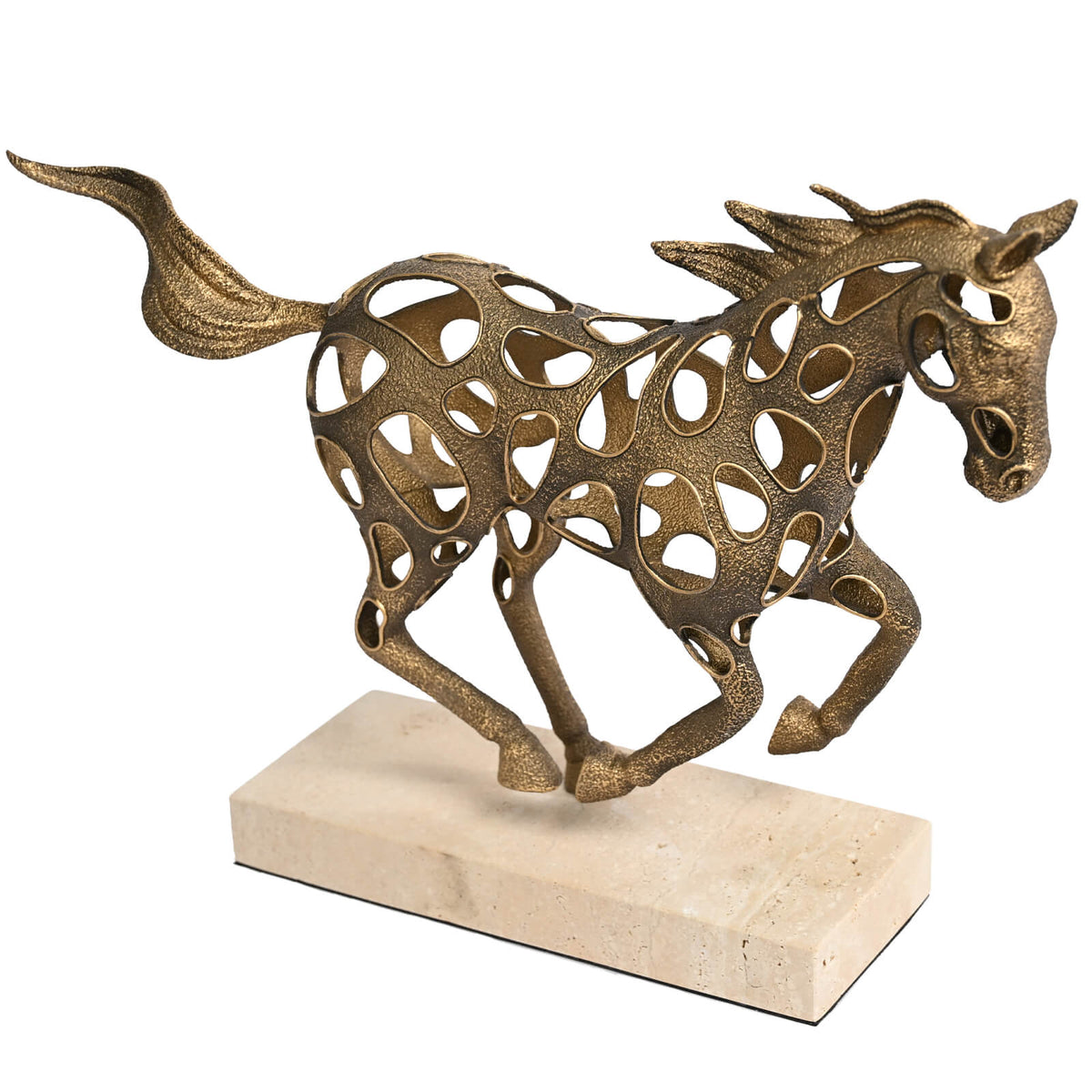 Keiichi Running Hollow Horse Sculpture