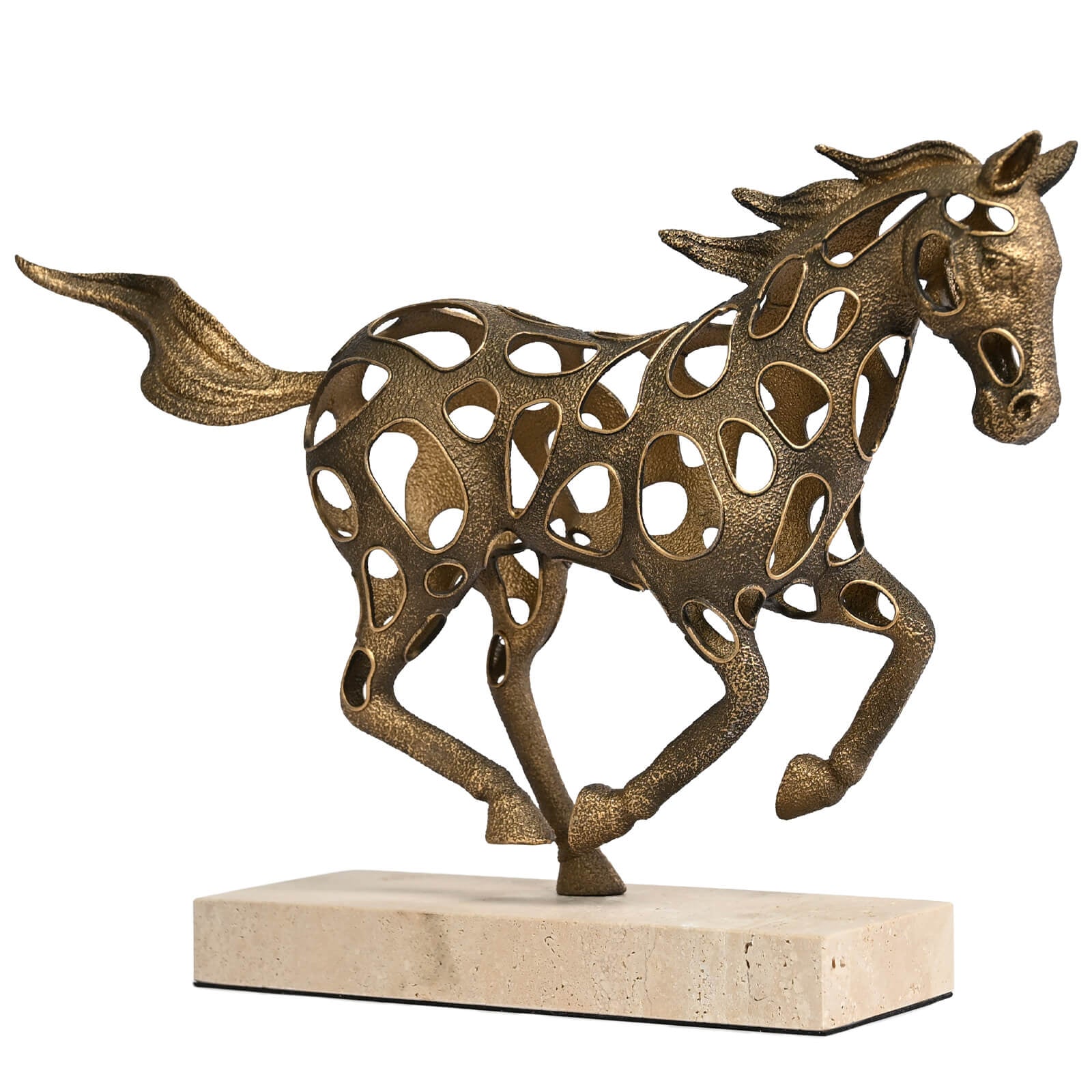 Keiichi Running Hollow Horse Sculpture