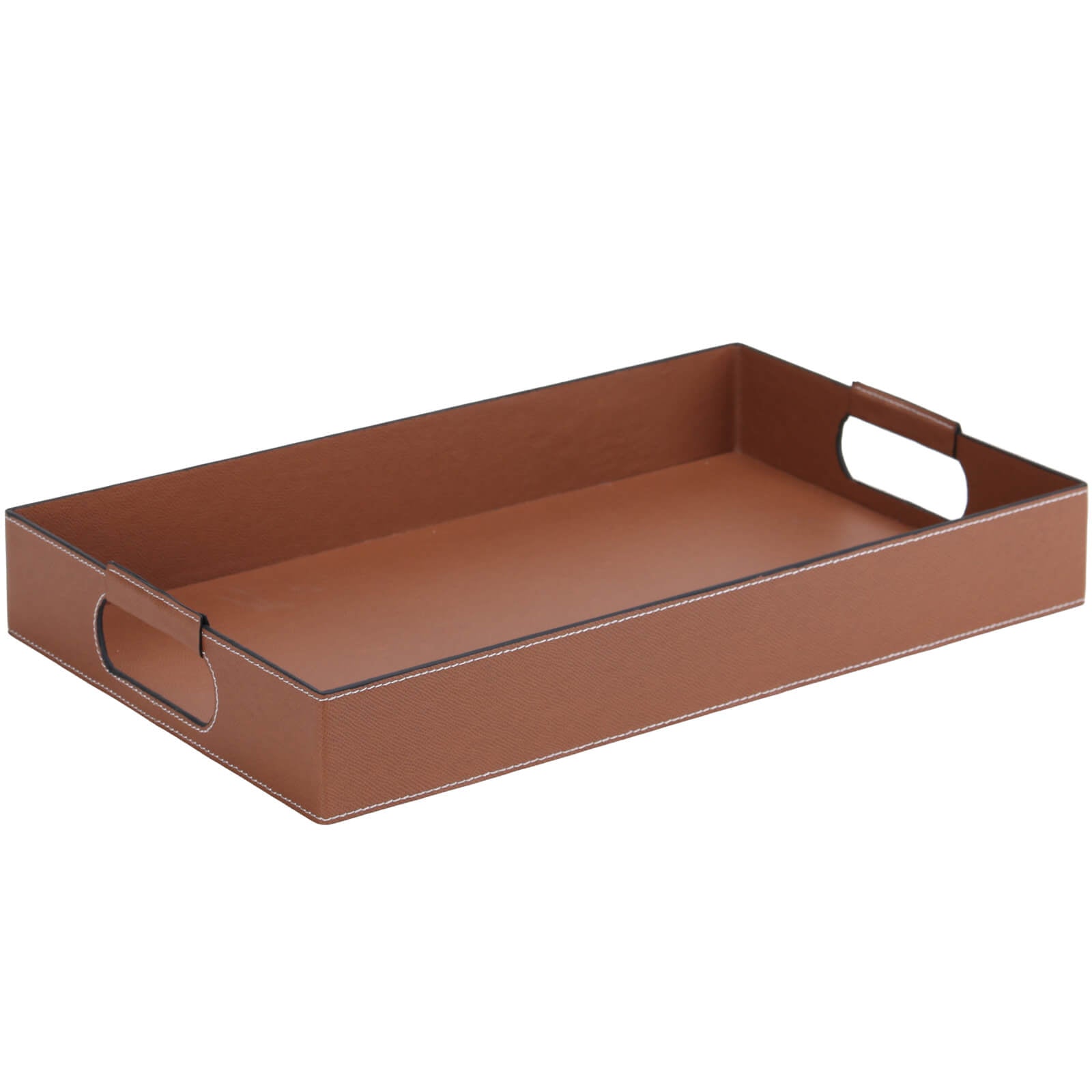 Keiichi Vale Rectangular Leather Tray