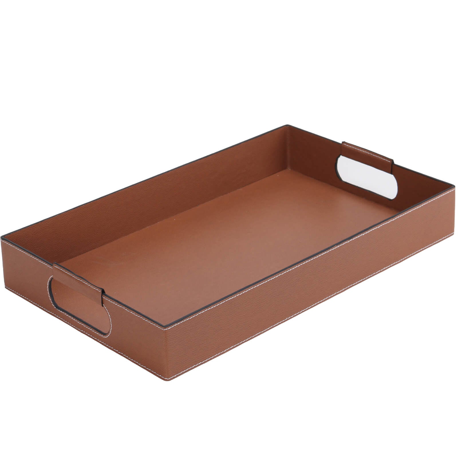 Keiichi Vale Rectangular Leather Tray