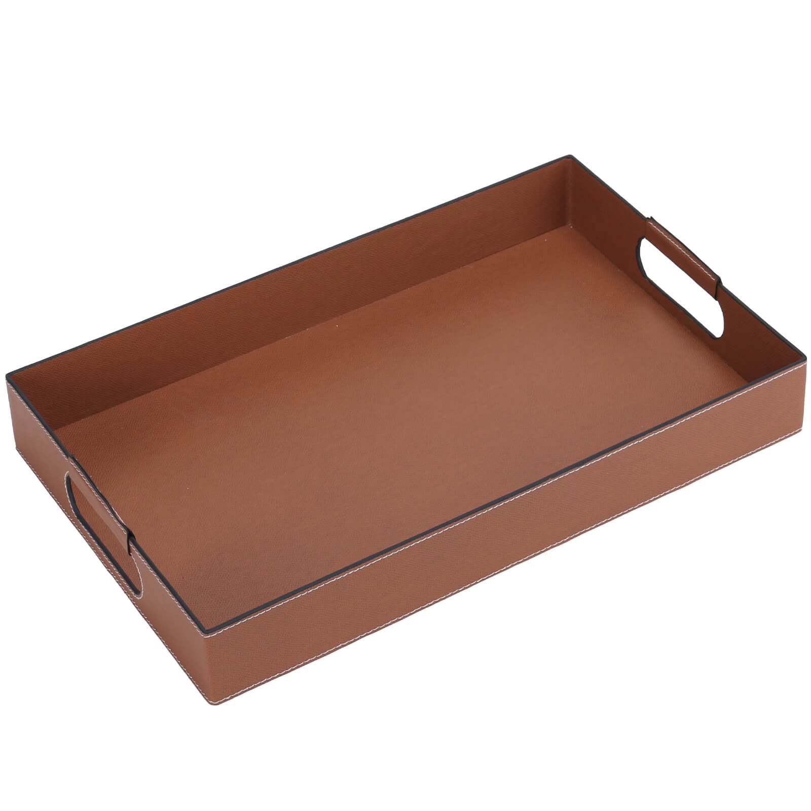 Keiichi Vale Rectangular Leather Tray