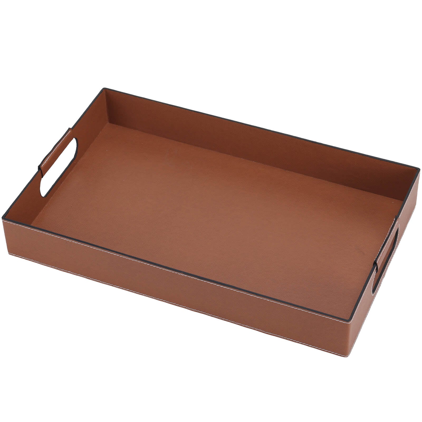 Keiichi Vale Rectangular Leather Tray