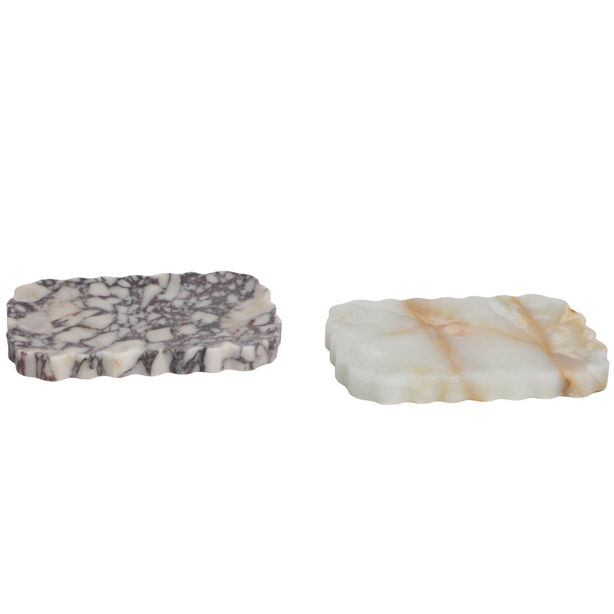 Keiichi Freeform Tray in Bulgari Purple Marble