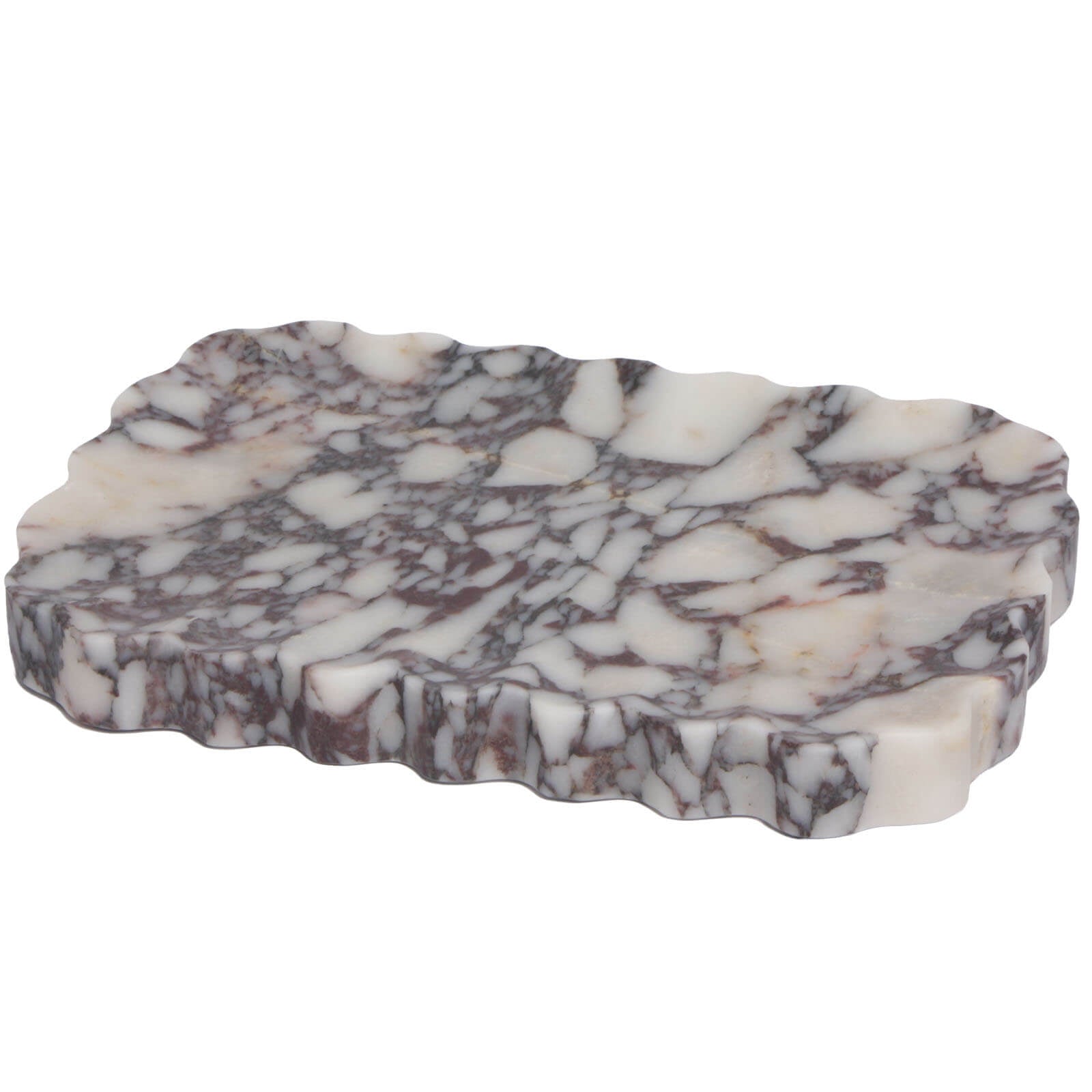 Keiichi Freeform Tray in Bulgari Purple Marble