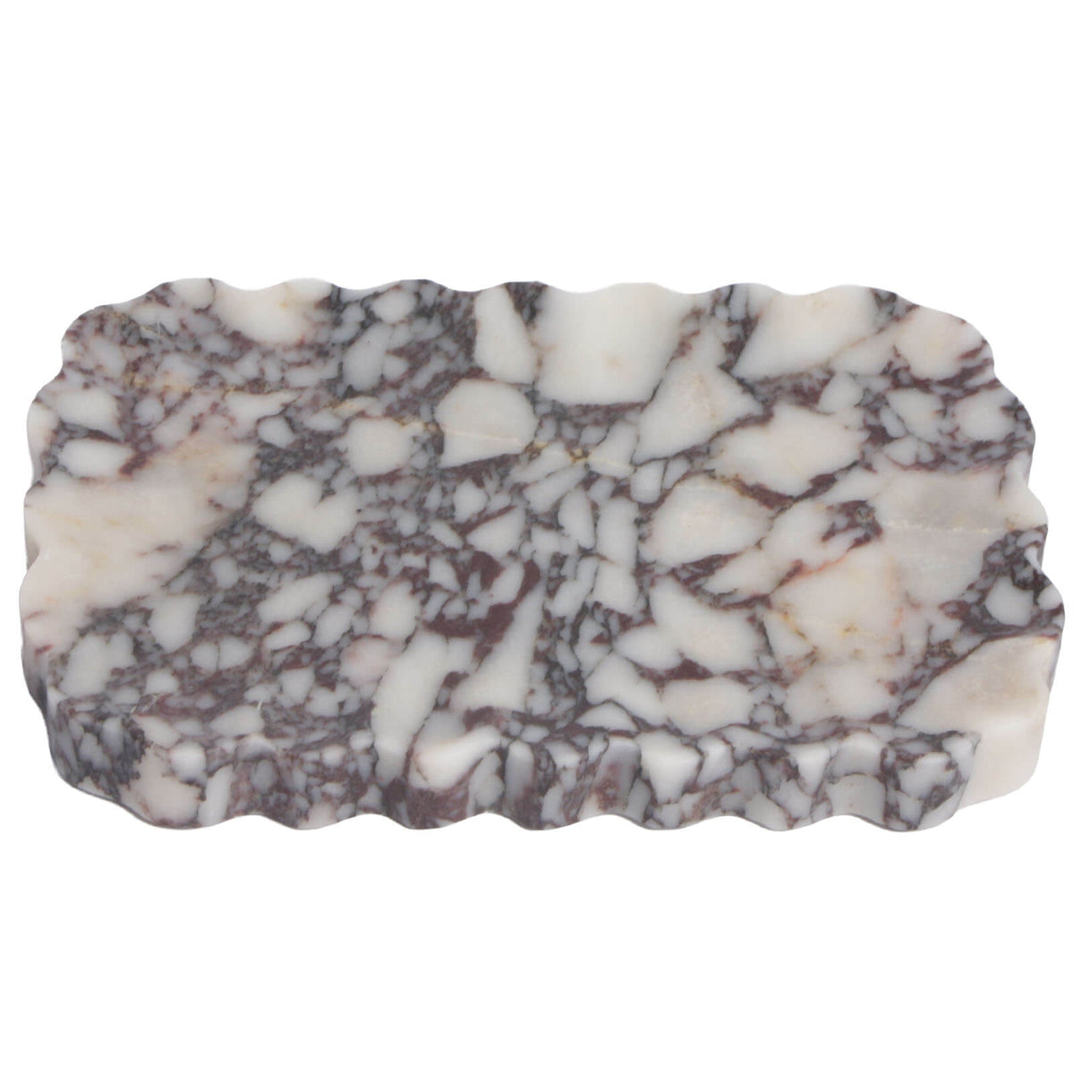 Keiichi Freeform Tray in Bulgari Purple Marble
