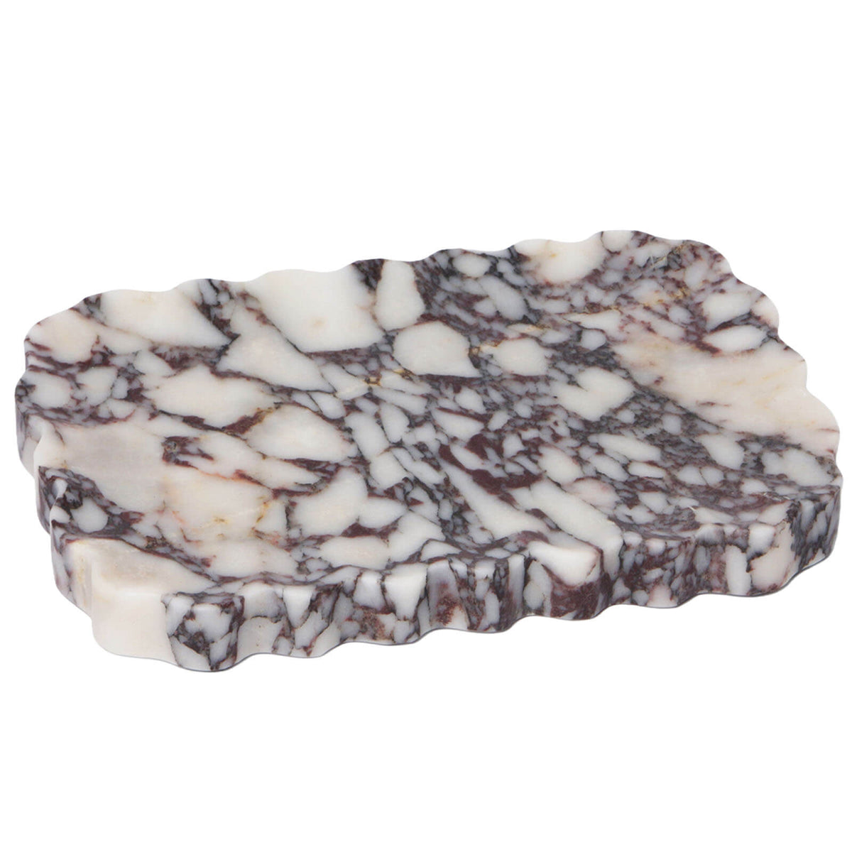 Keiichi Freeform Tray in Bulgari Purple Marble
