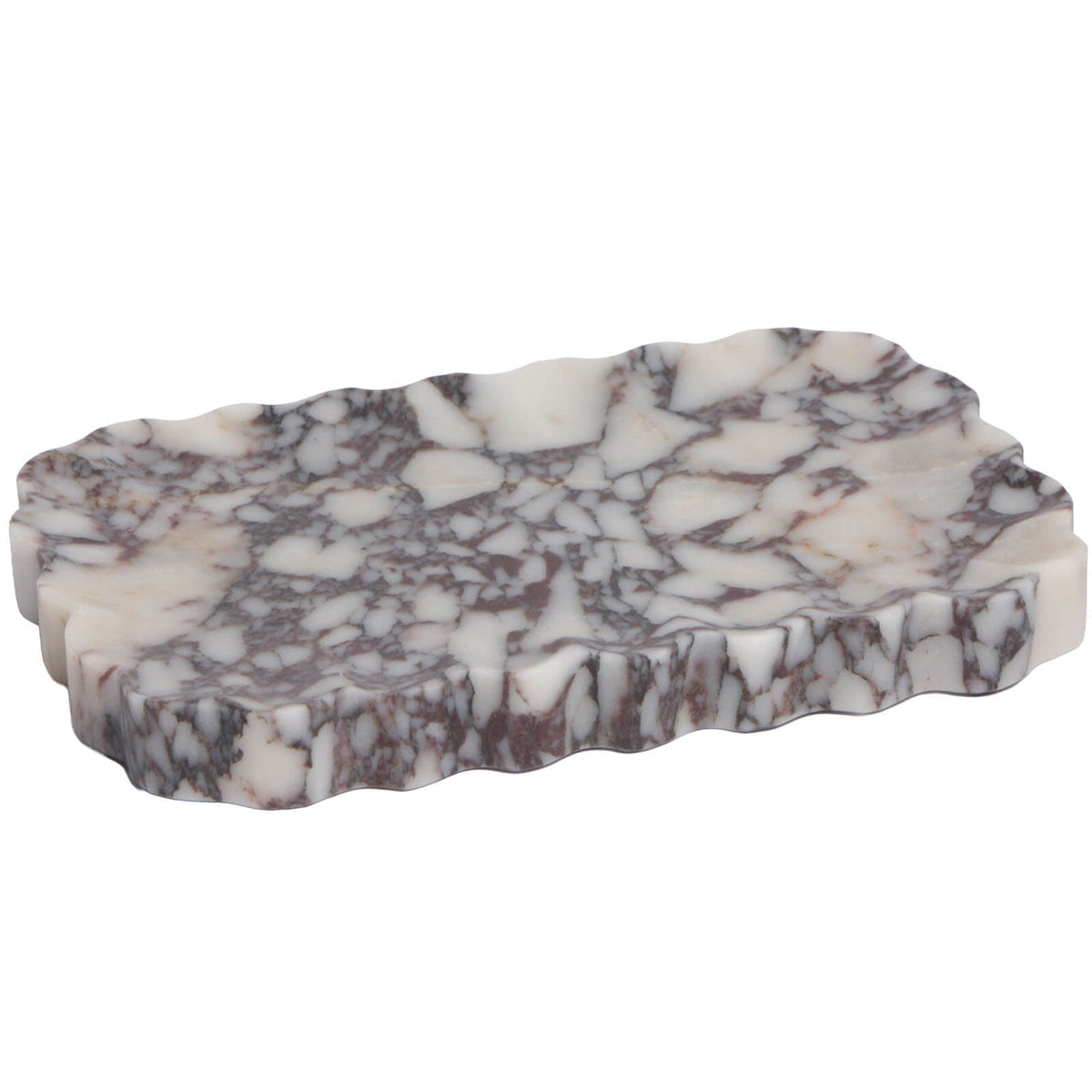 Keiichi Freeform Tray in Bulgari Purple Marble